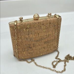 Elegant Gold Chain Clutch